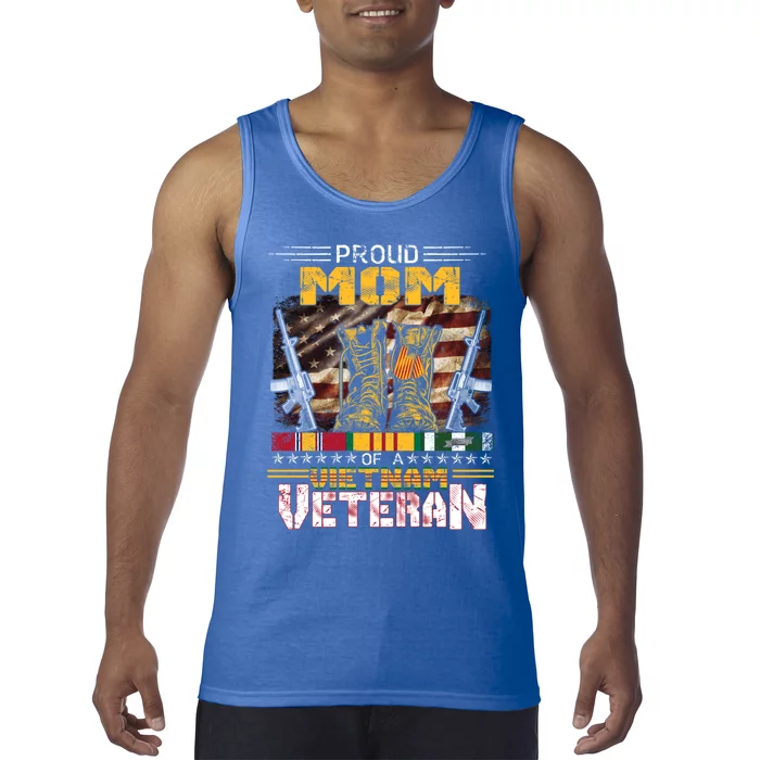 Proud Mom Of A Vietnam Veteran Gift Vietnam War Vet Gift Tank Top