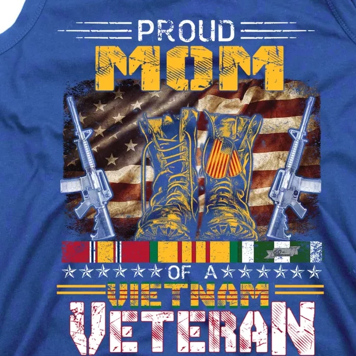 Proud Mom Of A Vietnam Veteran Gift Vietnam War Vet Gift Tank Top