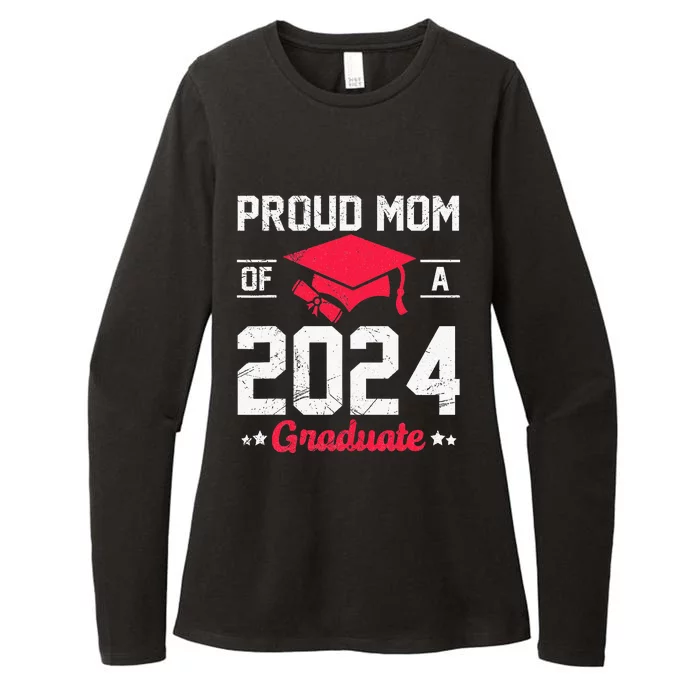 Proud Mom Of A Class Of 2024 Graduate Womens CVC Long Sleeve Shirt