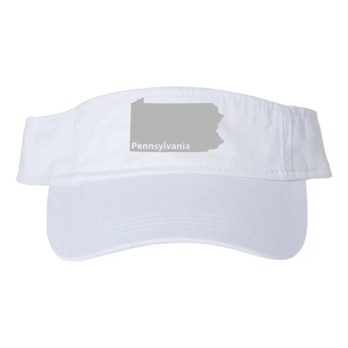 Pennsylvania Map Outline State Home Pride Native Love Cute Valucap Bio-Washed Visor