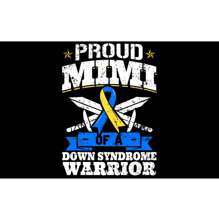 Proud Mimi Of A Down Syndrome Warrior Trisomy 21 Grandma Bumper Sticker