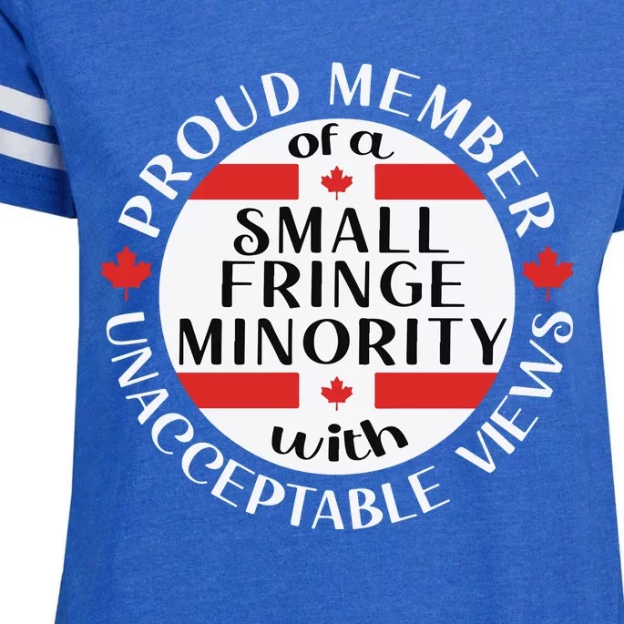 Proud Member Of A Small Fringe Minority With Unacceptable Views Enza Ladies Jersey Football T-Shirt