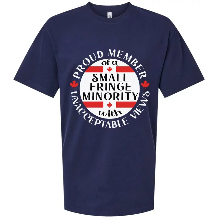 Proud Member Of A Small Fringe Minority With Unacceptable Views Sueded Cloud Jersey T-Shirt