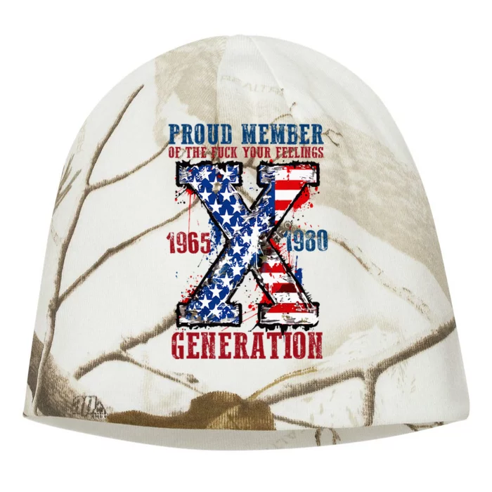 Proud Member Of The Fuck Your Feelings Generation X Kati - Camo Knit Beanie