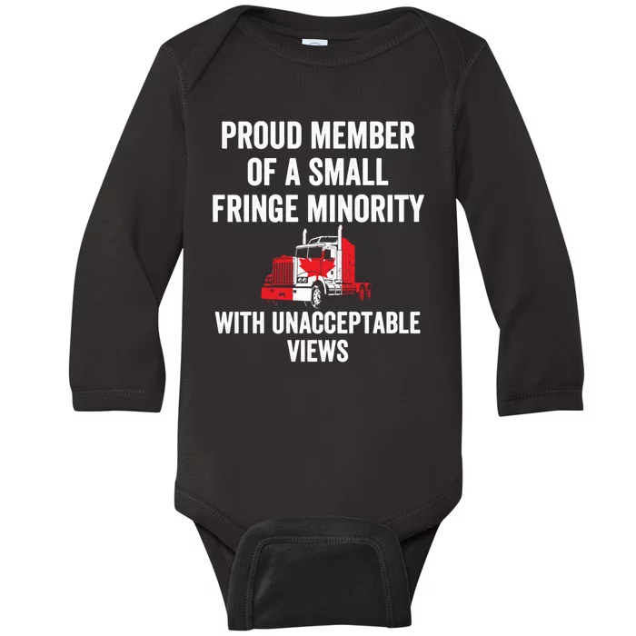 Proud Member Of A Small Fringe Minority Freedom Convoy Baby Long Sleeve Bodysuit