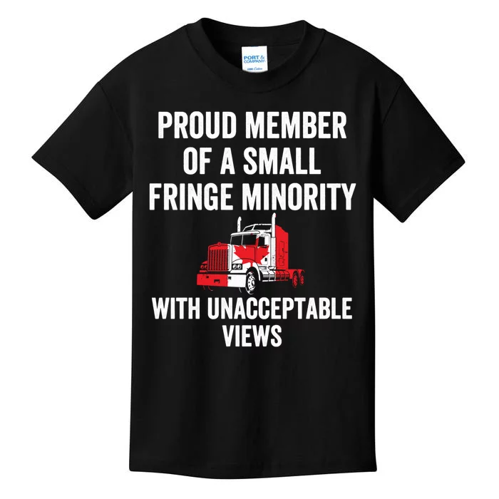 Proud Member Of A Small Fringe Minority Freedom Convoy Kids T-Shirt