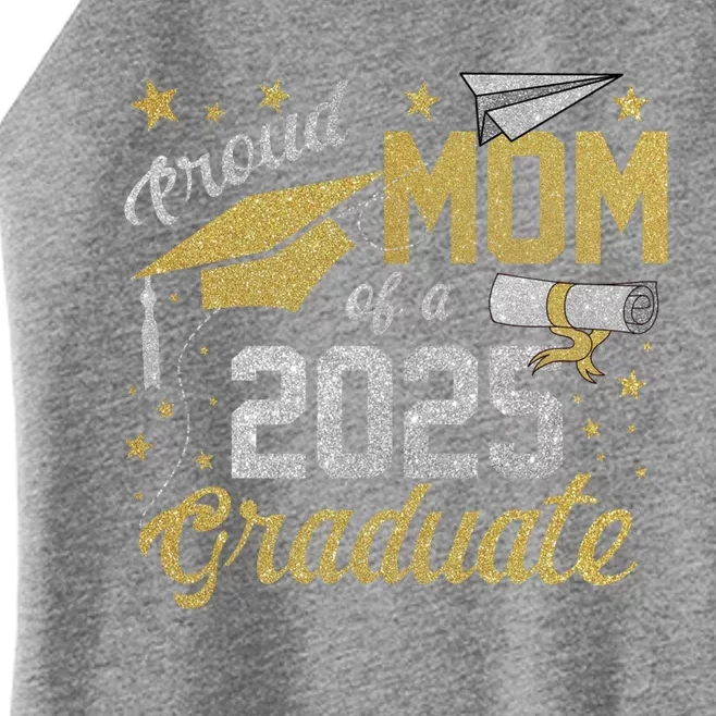 Proud Mom Of A Class Of 2025 Graduate 2025 Senior Mom 2025 Funny Gift Women’s Perfect Tri Rocker Tank