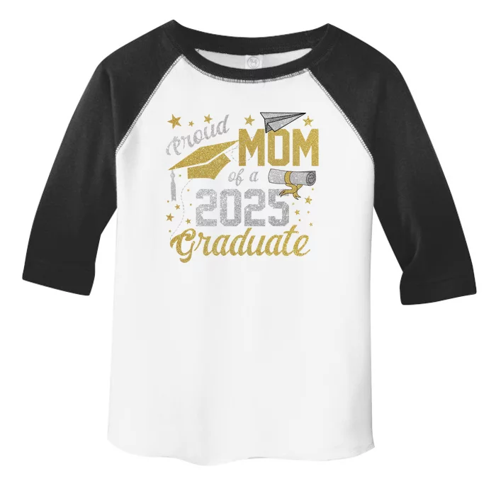 Proud Mom Of A Class Of 2025 Graduate 2025 Senior Mom 2025 Funny Gift Toddler Fine Jersey T-Shirt