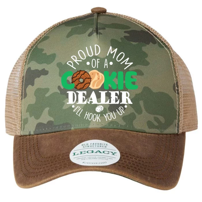 Proud Mom Of A Cookie Dealer Girl Troop Leader Matching Legacy Tie Dye Trucker Hat