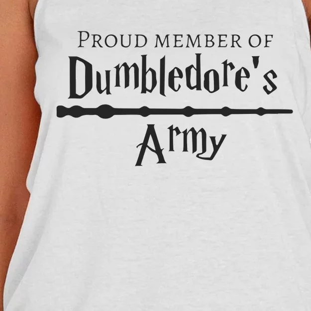 Proud Member Of Dumbledores Army RIP Michael Gambon Unisex NuBlend Women's Knotted Racerback Tank