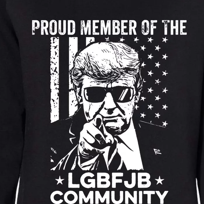 Proud Member Of The LGBFJB Community Conservative Anti Biden Womens California Wash Sweatshirt