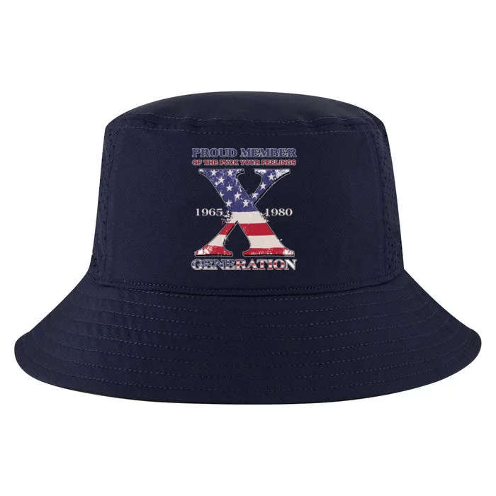 Proud Member Of The Fuck Your Feelings Generation 1965 1980 Gen X Cool Comfort Performance Bucket Hat