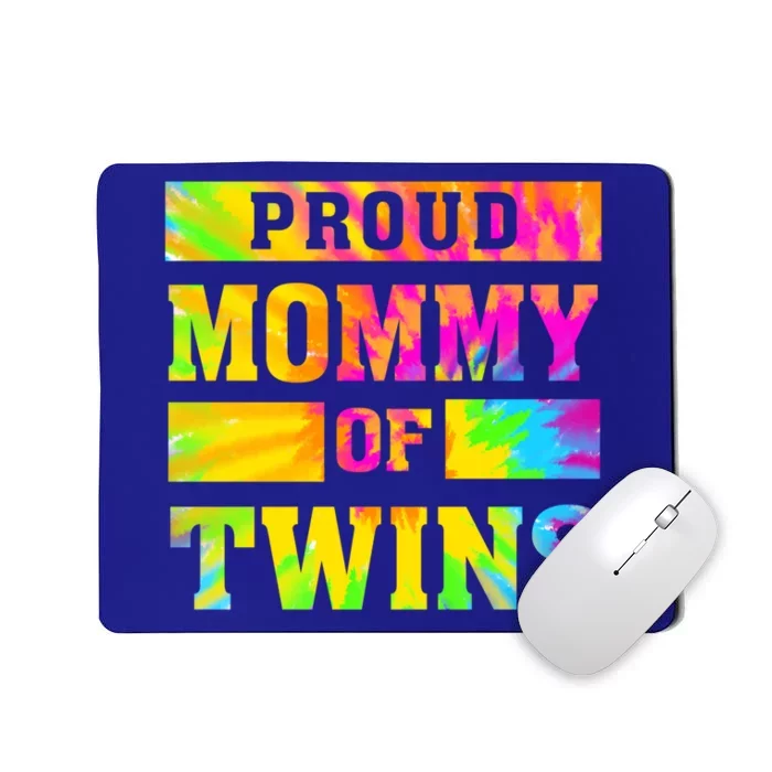 Proud Mommy Of Twins Gift Mother Twin Mom Cute Gift Mousepad