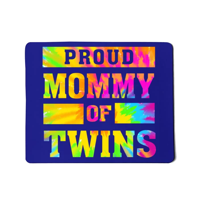 Proud Mommy Of Twins Gift Mother Twin Mom Cute Gift Mousepad