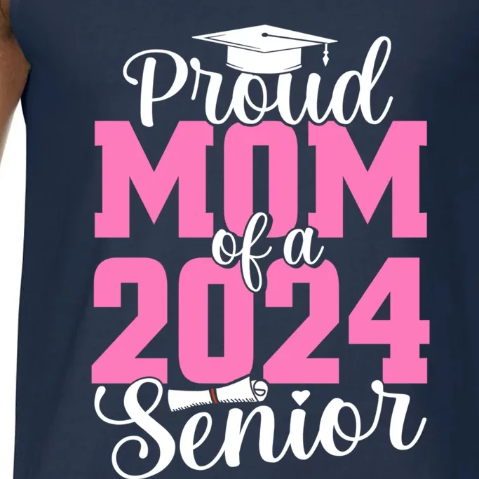 Proud Mom Of A Class 2024 Graduate Gift Mommy Senior 24 Gift Comfort Colors® Tank Top