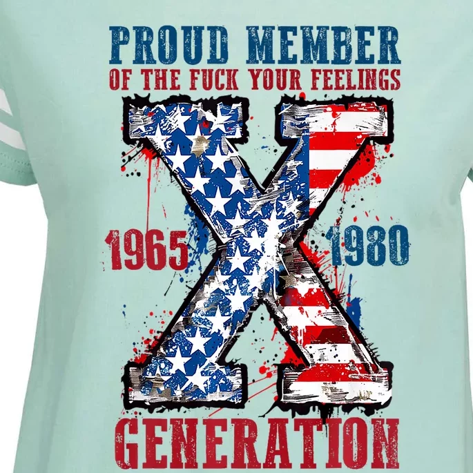 Proud Member Of The Fuck Your Feeling Generation X Enza Ladies Jersey Football T-Shirt