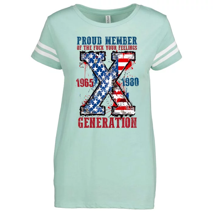 Proud Member Of The Fuck Your Feeling Generation X Enza Ladies Jersey Football T-Shirt