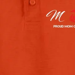 Proud Mom Of A U S Marine Gift Dry Zone Grid Performance Polo