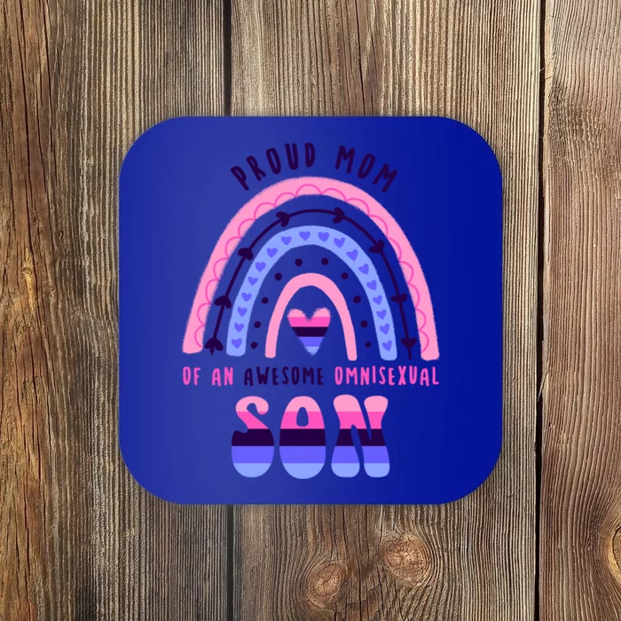 Proud Mom Omnisexual Son Gift Coaster