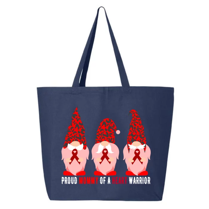 Proud Mommy Of A Heart Warrior Chd Awareness Gift 25L Jumbo Tote