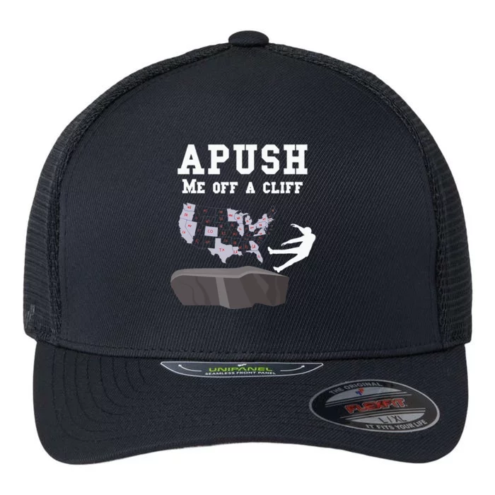 Push Me Off A Cliff 2024 Exam For Usa Students Flexfit Unipanel Trucker Cap