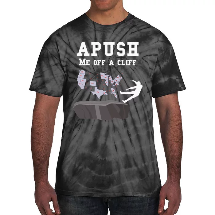 Push Me Off A Cliff 2024 Exam For Usa Students Tie-Dye T-Shirt