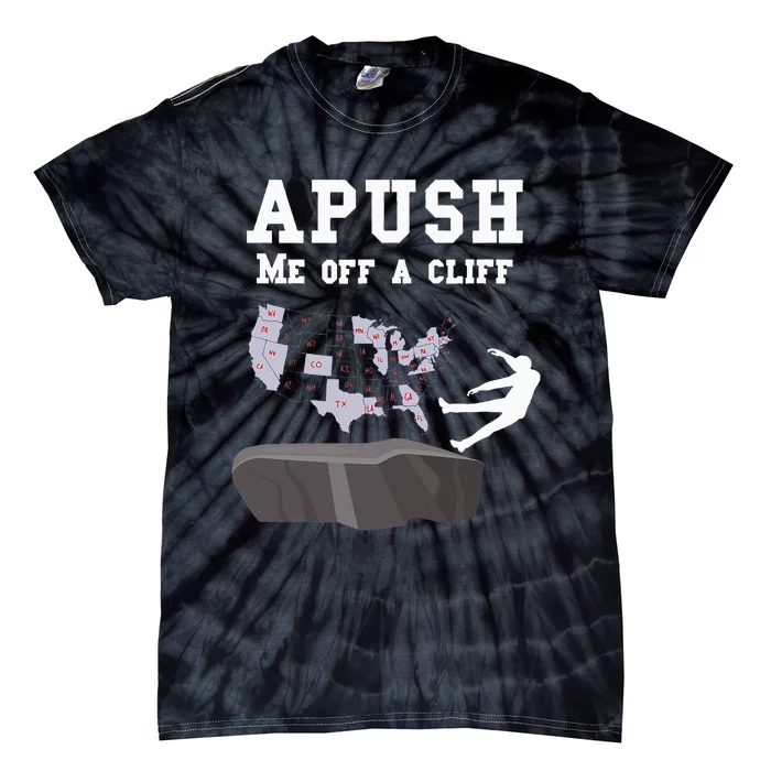 Push Me Off A Cliff 2024 Exam For Usa Students Tie-Dye T-Shirt