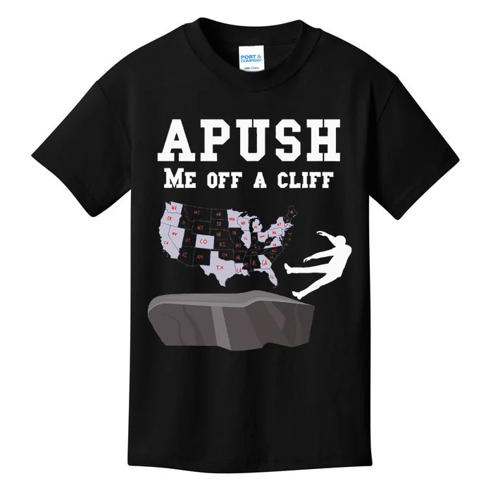 Push Me Off A Cliff 2024 Exam For Usa Students Kids T-Shirt