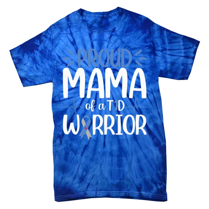 Proud Mama Of A T1D Warrior Diabetes Walk Month Tie-Dye T-Shirt