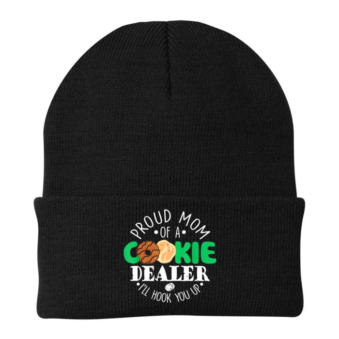 Proud Mom Of A Cookie Dealer Girl Troop Leader Matching Knit Cap Winter Beanie