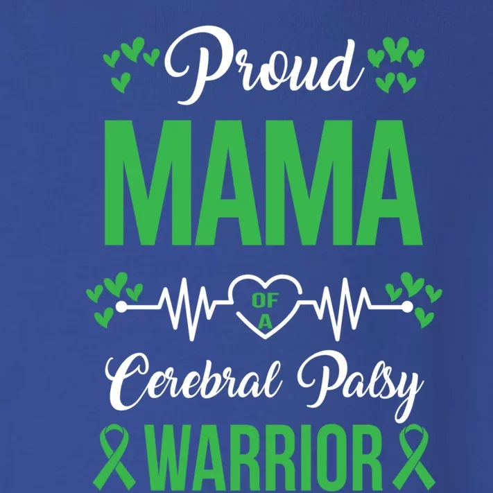 Proud Mama Of Cp Warrior Cerebral Palsy Awareness Gift Toddler Long Sleeve Shirt