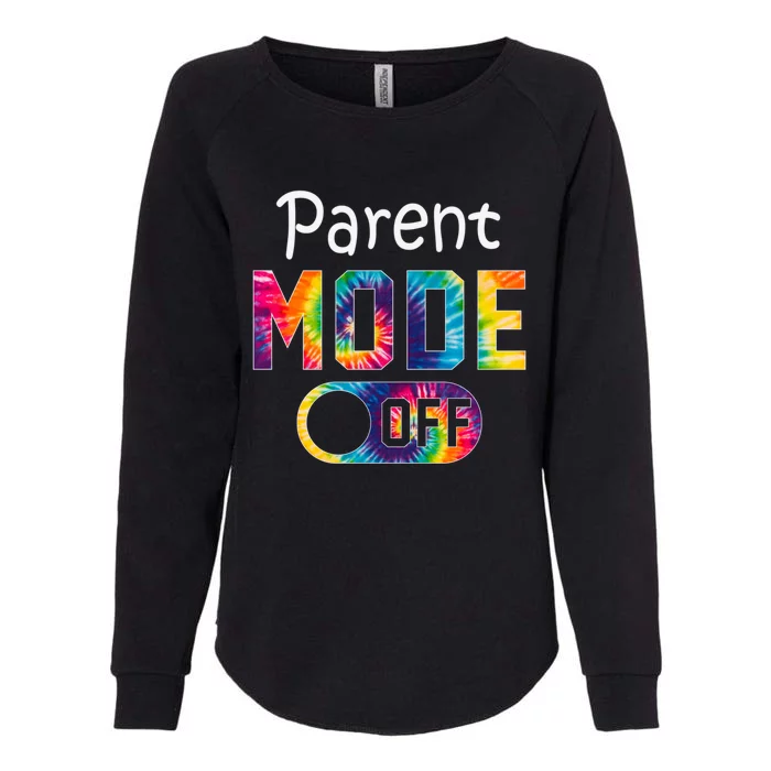 Parent Mode Off Happy Last Day Of School Tie Dye Summer Cute Gift Womens California Wash Sweatshirt