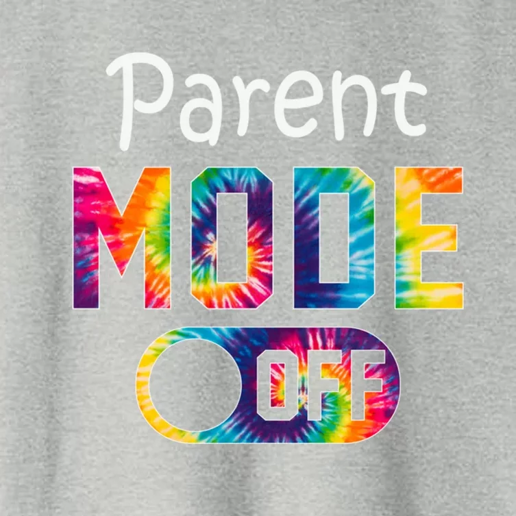 Parent Mode Off Happy Last Day Of School Tie Dye Summer Cute Gift Women's Crop Top Tee