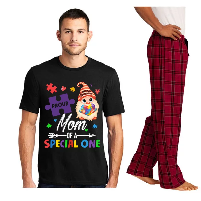 Proud Mom Of A Special One Puzzle Gnome Autism Awareness Meaningful Gift Pajama Set