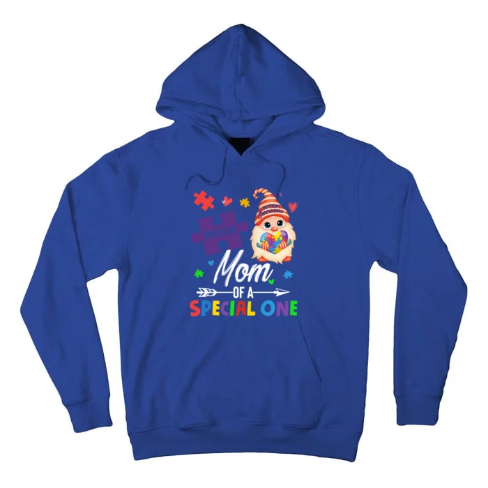 Proud Mom Of A Special One Puzzle Gnome Autism Awareness Meaningful Gift Tall Hoodie