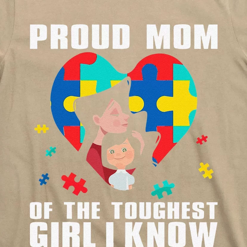 Proud Mom Of The Toughest Autism Awareness Novelty T-Shirt