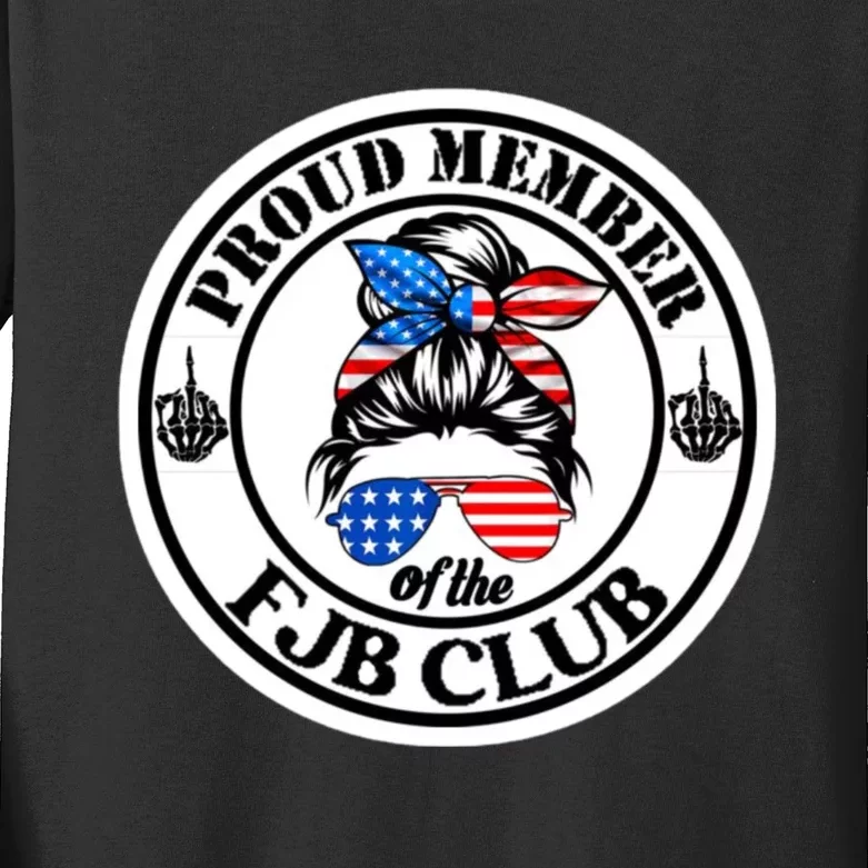 Proud Member Of The Fjb Club Kids Long Sleeve Shirt