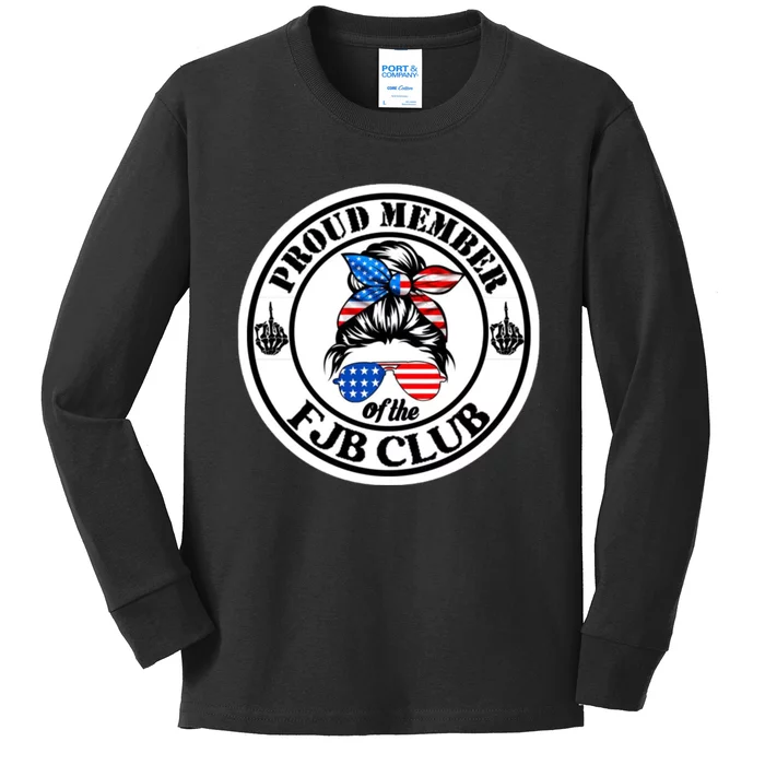 Proud Member Of The Fjb Club Kids Long Sleeve Shirt