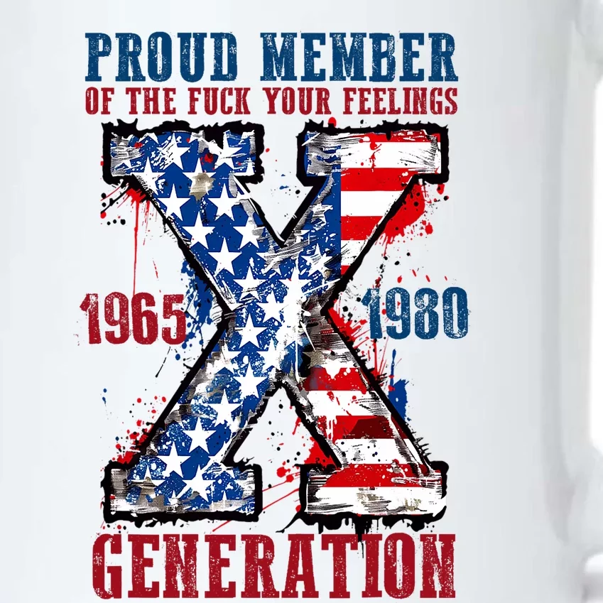 Proud Member Of The Fuck Your Feelings Generation X Black Color Changing Mug