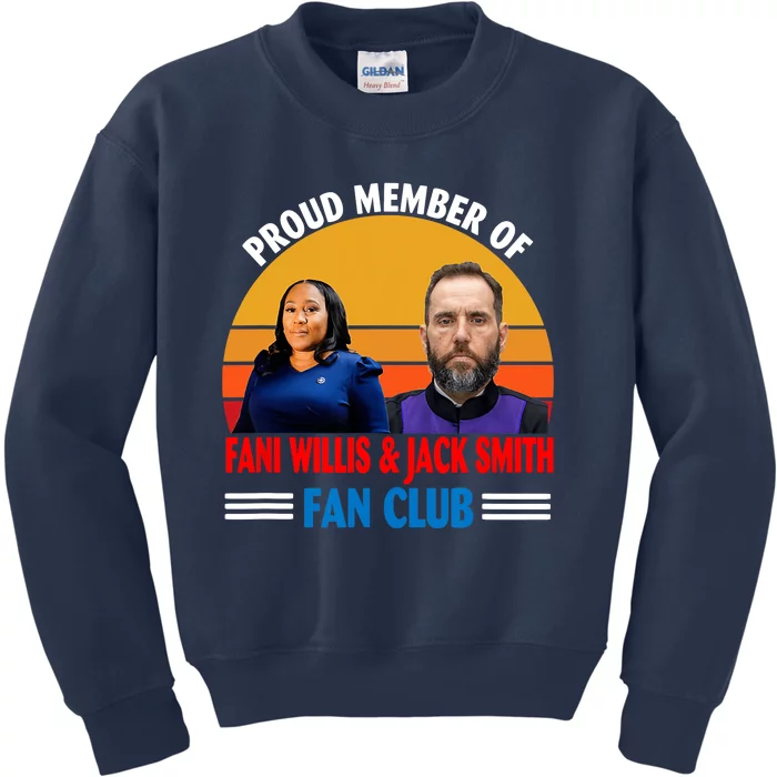 Proud Member Of Fani Willis And Jack Smith Fan Club Kids Sweatshirt