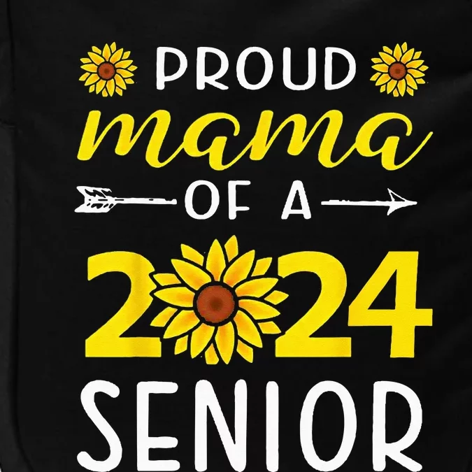 Proud Mama Of A 2024 Senior Sunflower Graduation Party Impact Tech Backpack