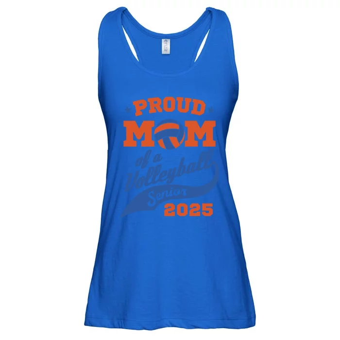 Proud Mom Of A Volleyball Senior 2025 Graduation Gift Ladies Essential Flowy Tank