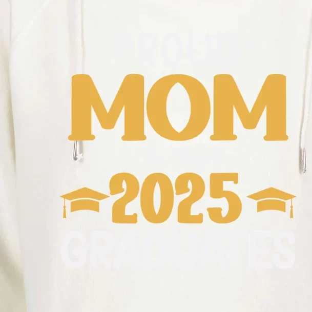 Proud Mom Of Two 2025 Graduates Senior Mom Class Of 2025 Great Gift Womens Funnel Neck Pullover Hood