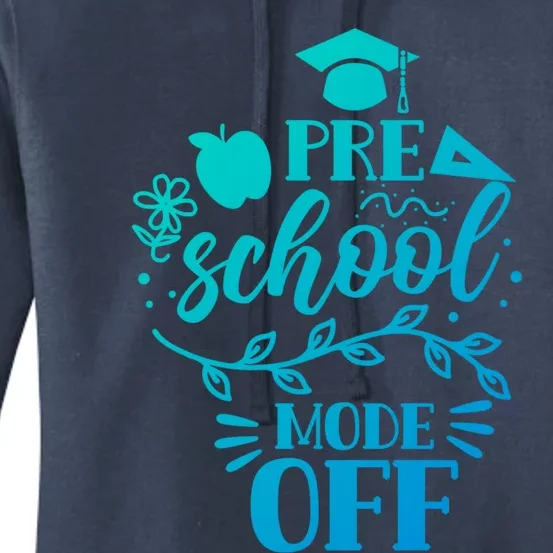 Preschool Mode Off Graduation Graduate Graduates Pre School Gift Women's Pullover Hoodie