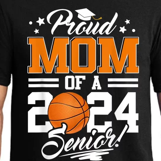 Proud Mom Of A 2024 Senior Graduate Basketball Pajama Set