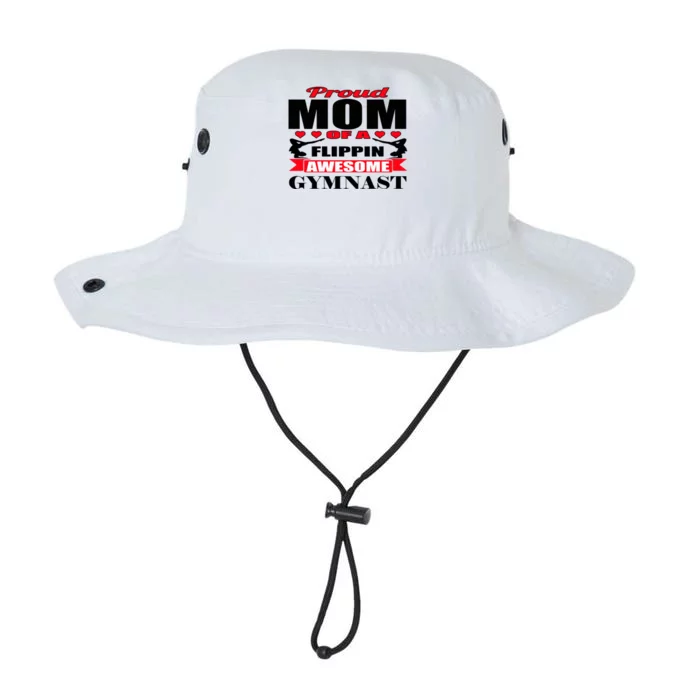 Proud Mom Of A Flippin Awesome Gymnast Gymnastics Mom Meaningful Gift Legacy Cool Fit Booney Bucket Hat