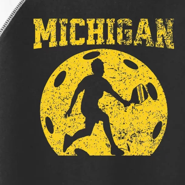 Pickleball Michigan Toddler Fine Jersey T-Shirt