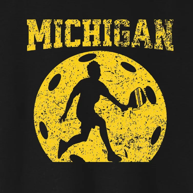 Pickleball Michigan Women's Crop Top Tee