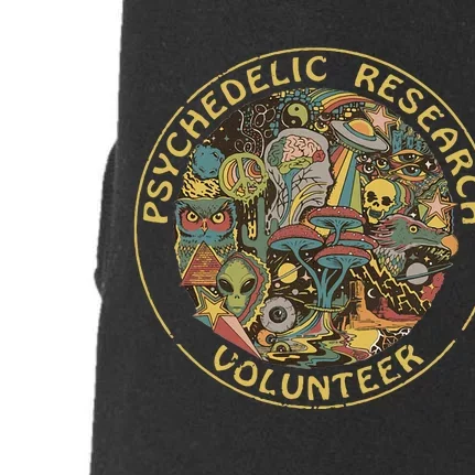 Psychedelic Mushroom Psychedelic Research Volunteer Doggie 3-End Fleece Hoodie