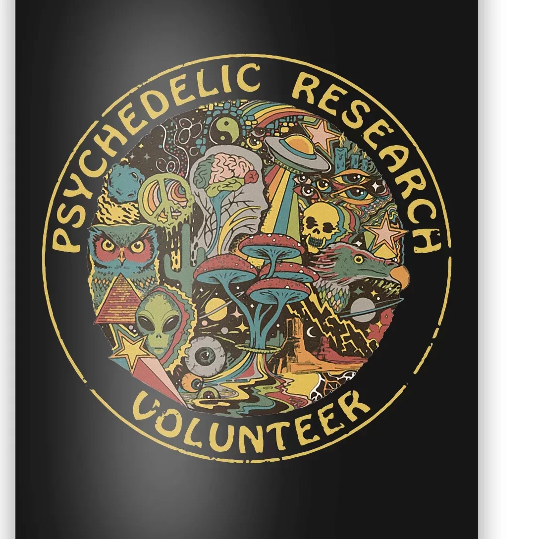 Psychedelic Mushroom Psychedelic Research Volunteer Poster